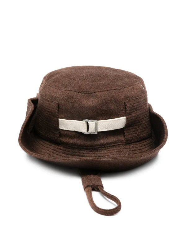 Jacquemus Brown Bucket Hats