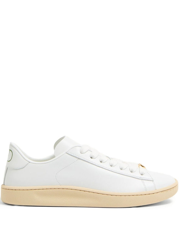 Valentino White Low Top Sneakers
