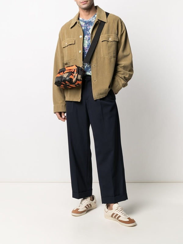 Porter Camouflage Orange Crossbody Bag