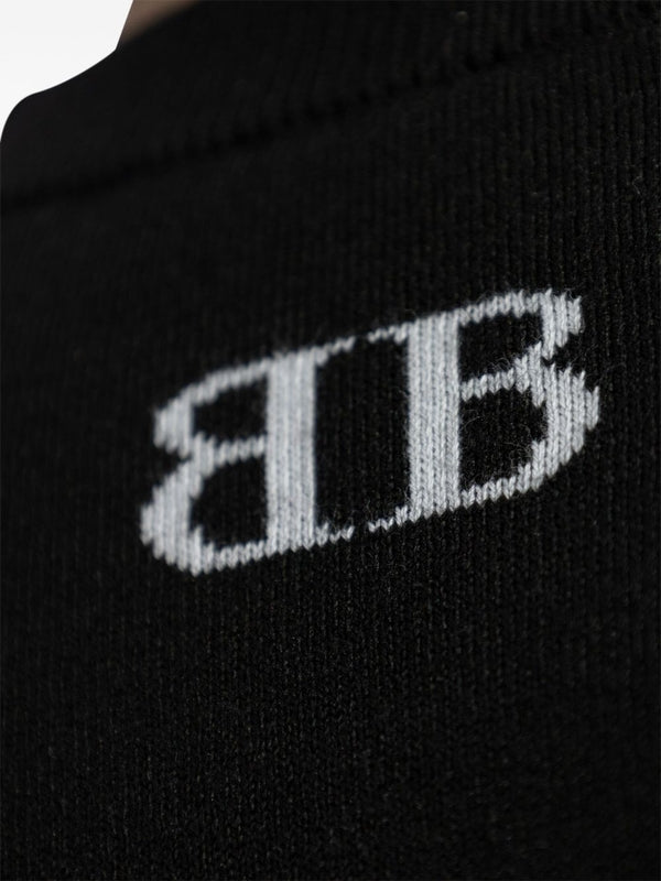 BB Jacquard Logo Wool Knit