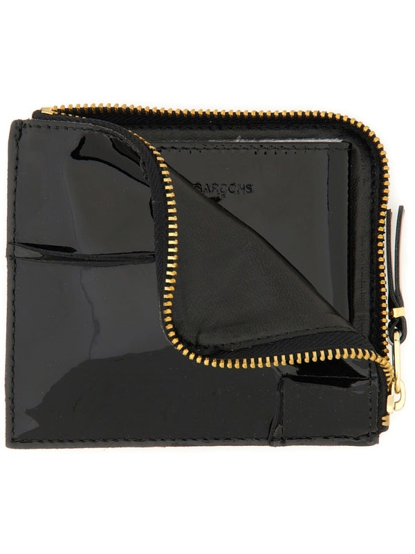 Black Leather Coin Wallet