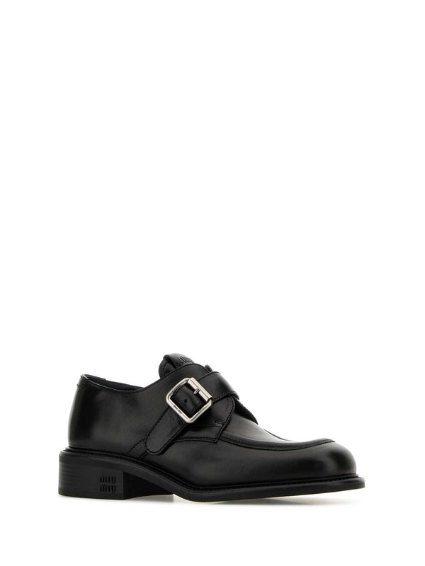 Leather Monk Strap Shoes