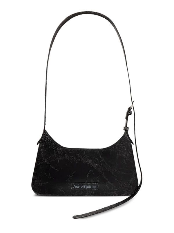 Flat Crack
  Leather Mini Shoulder Bag