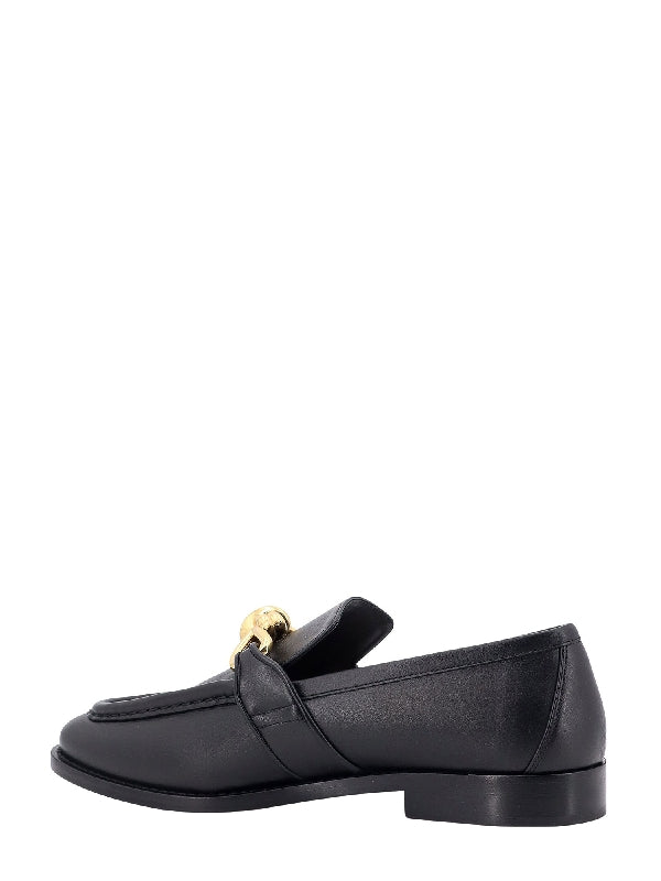 Astaire Knot Detail Leather Loafers