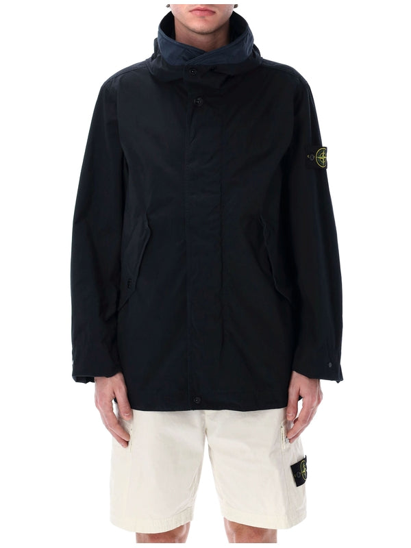 Wappen Patch High-Neck Jacket