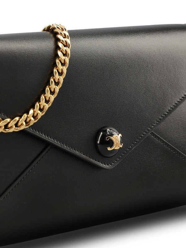 Triomphe Leather Shoulder Bag