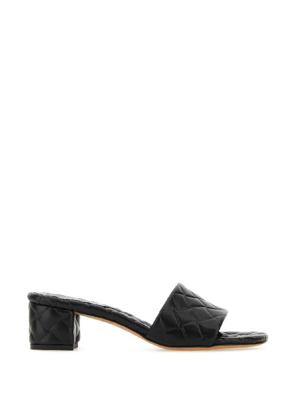 Amy Intrecciato Lambskin Sandal Heelss