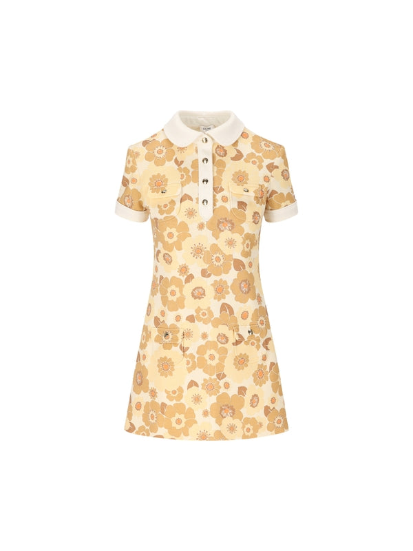 Celine Beige Mini Dress