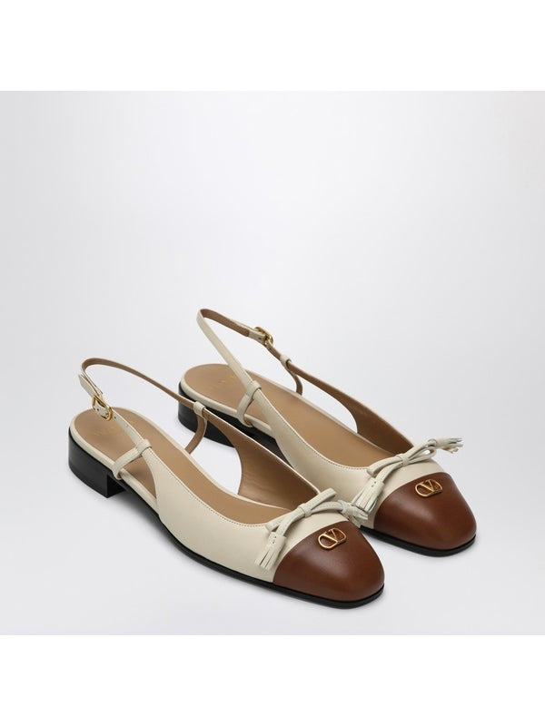 VALET DU ROI Leather Flat Shoes