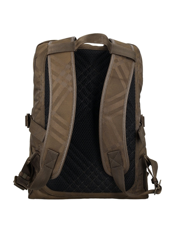 Check Jacquard Backpack