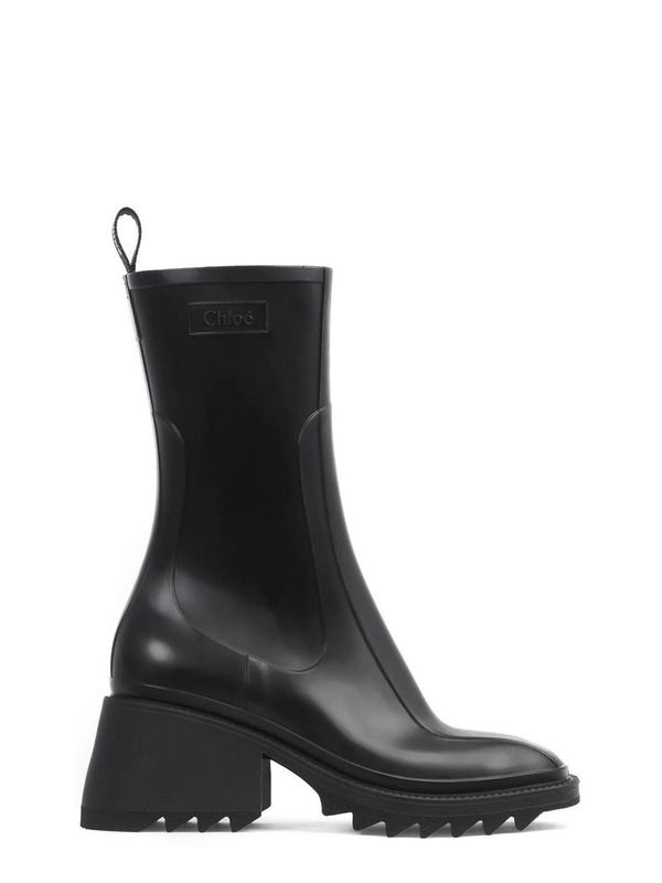 Betty Square Toe Rain Boot
  Heel