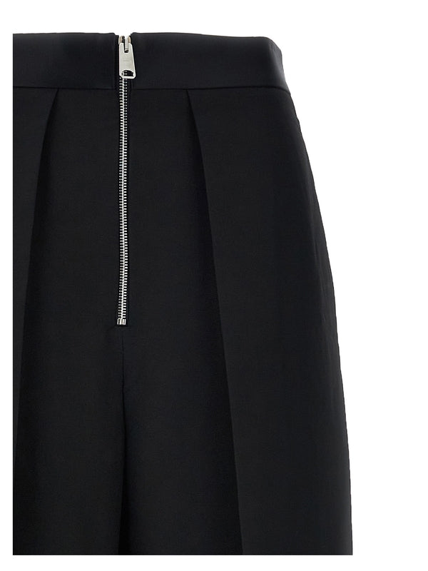 Marine Pleated Zip Pants