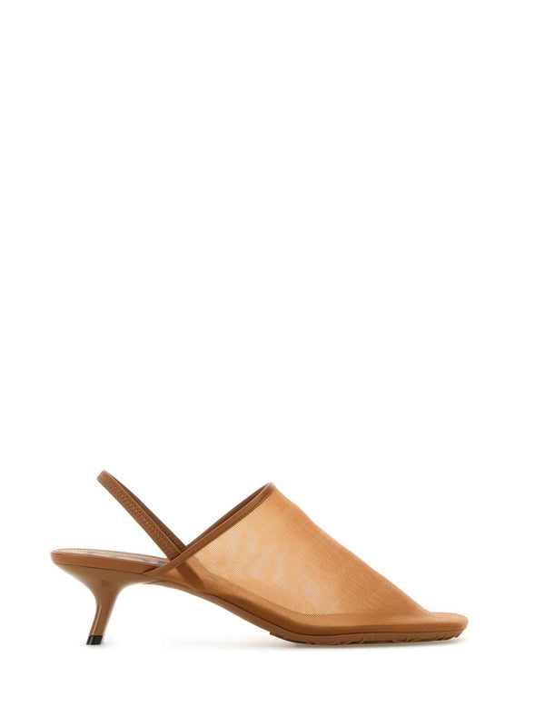Petal Mesh Slingback Heel