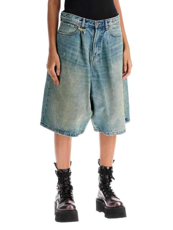 Denim Bermuda Shorts