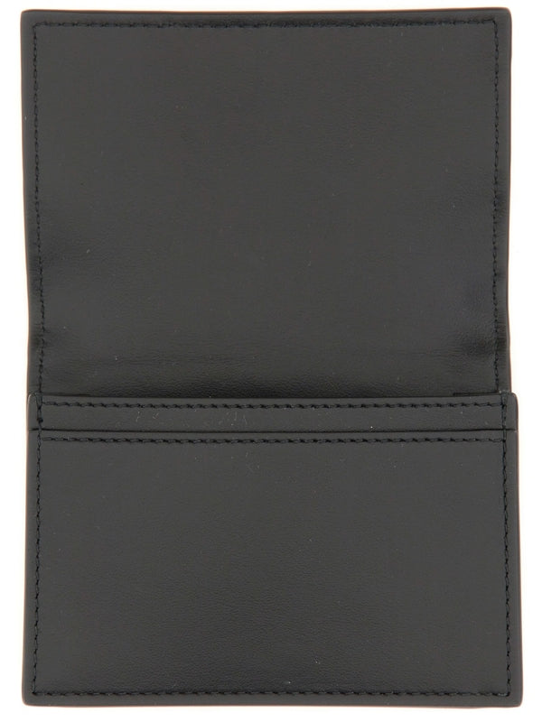 Intrecciato Leather Card Holder