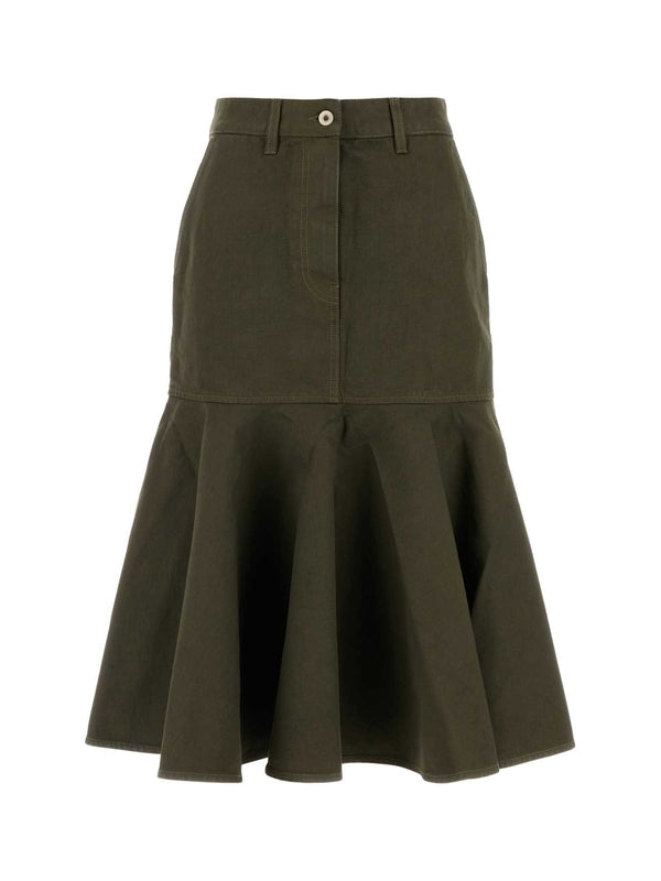 Cotton Flare Skirt
