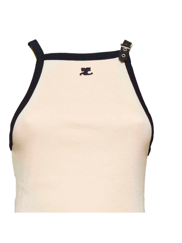 Buckle Strap Logo Tank Top