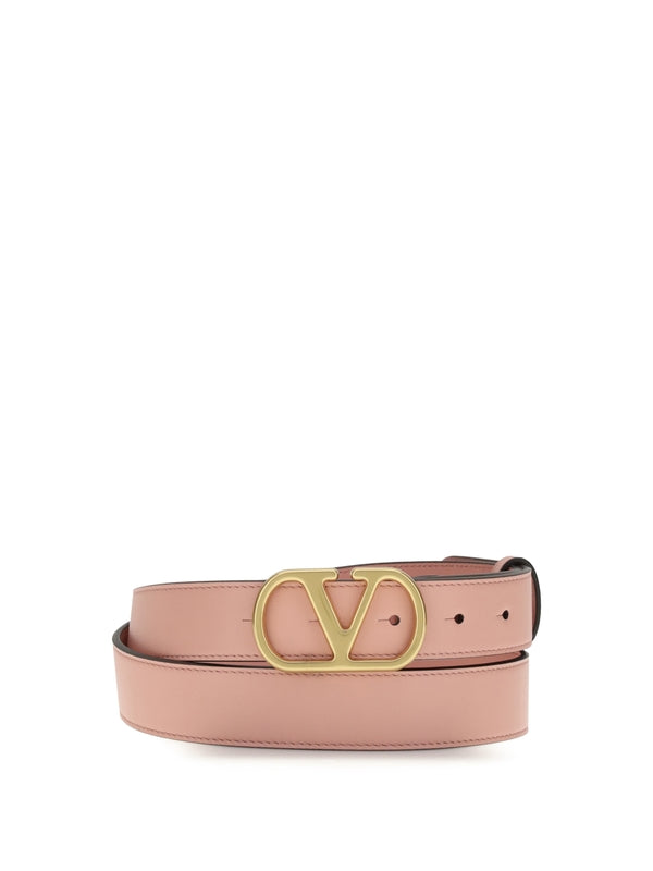 Valentino Pink Leather Belts