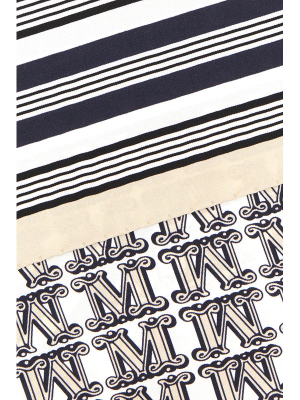 Carre Logo Printing Silk Scarf