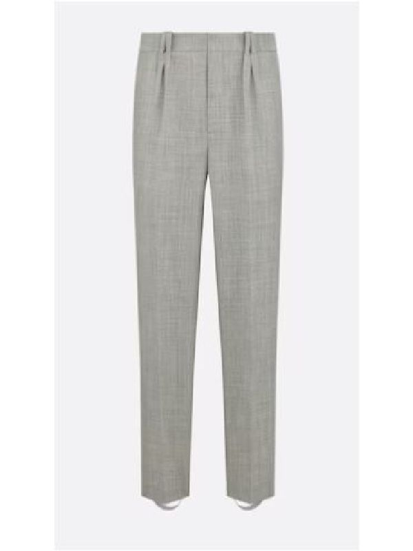 Dior Trousers Grey Tailored Pants