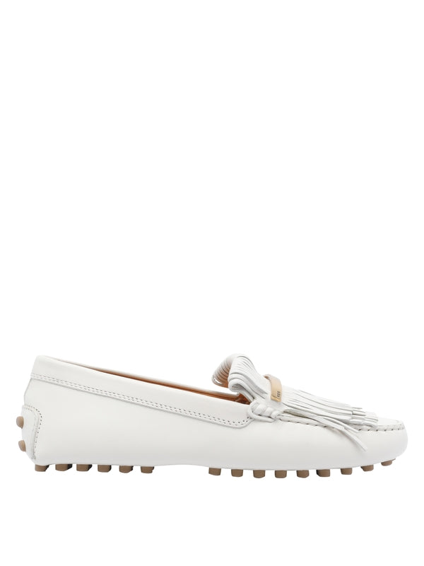 Tod'S White Driving Shoes