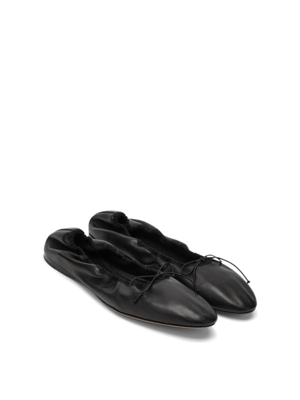 Awar leather flat shoes