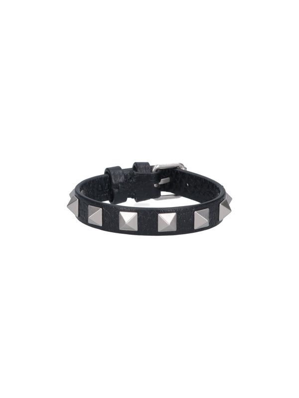 Rockstud Leather Bracelet