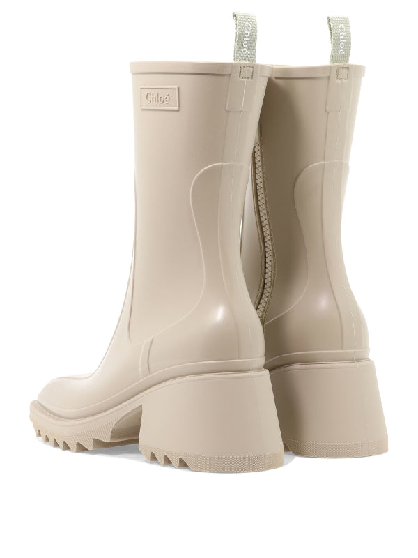 Betty Logo Rubber Rain Boots