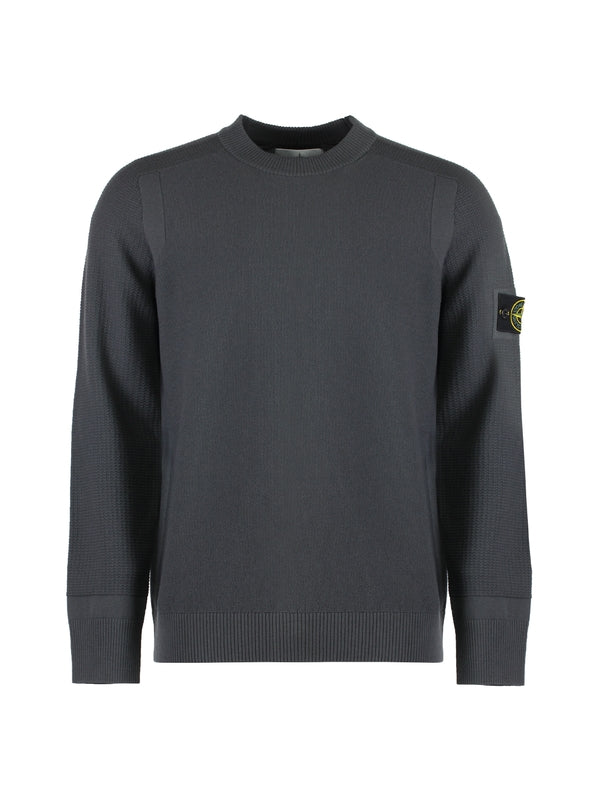 Wappen Patch Crew Neck Wool Knit