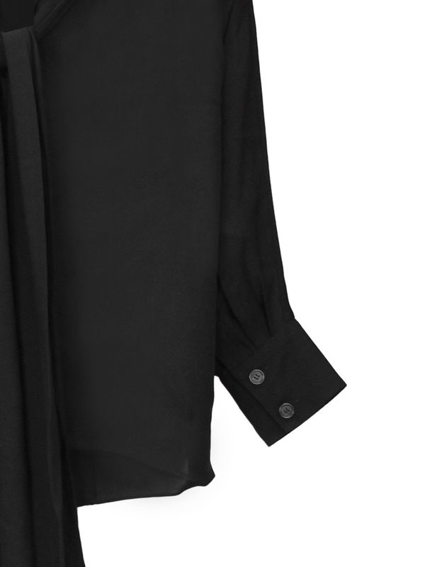 Bex Scarf Neck Silk Blouse