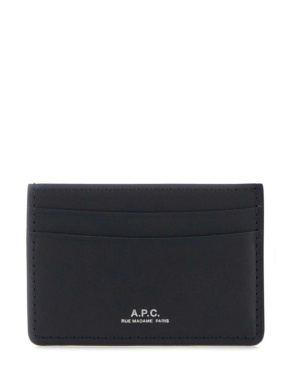 Andre Logo Printing Leather Card Wallet