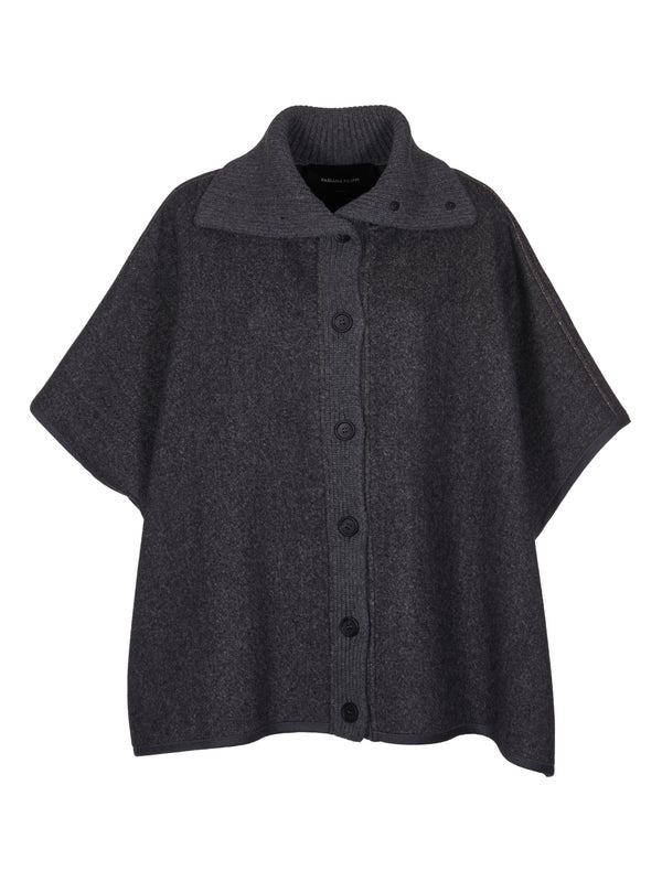 Button Wool Cape