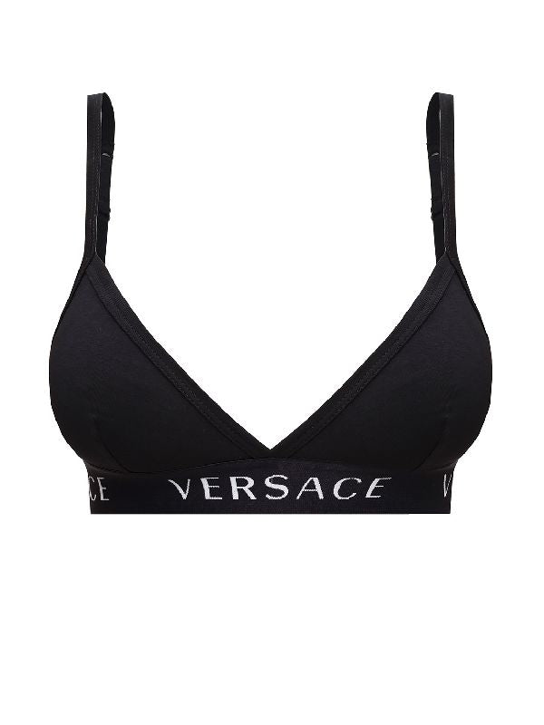 Logo Band
  Black Bra