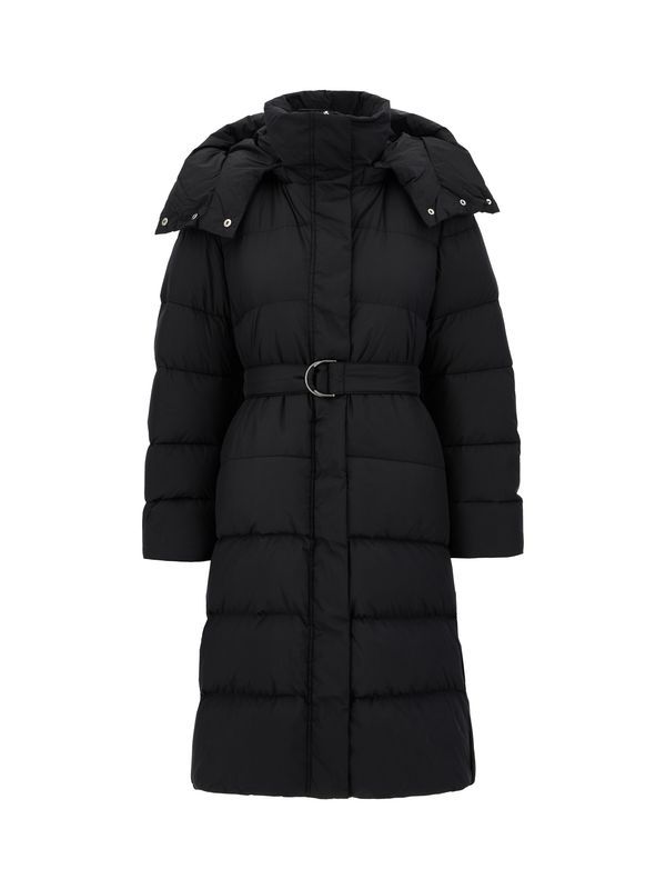 Barbian Belt Hood Long Padded Jacket