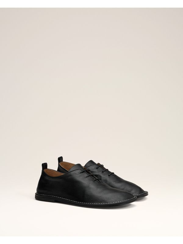 One Cut Leather Derby Shoes