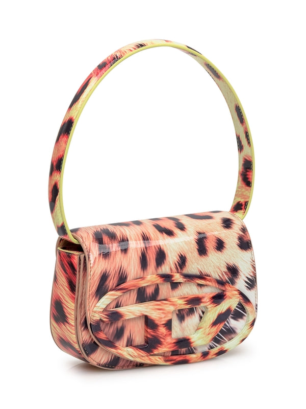 1dr Logo Leopard Pattern Tote Bag