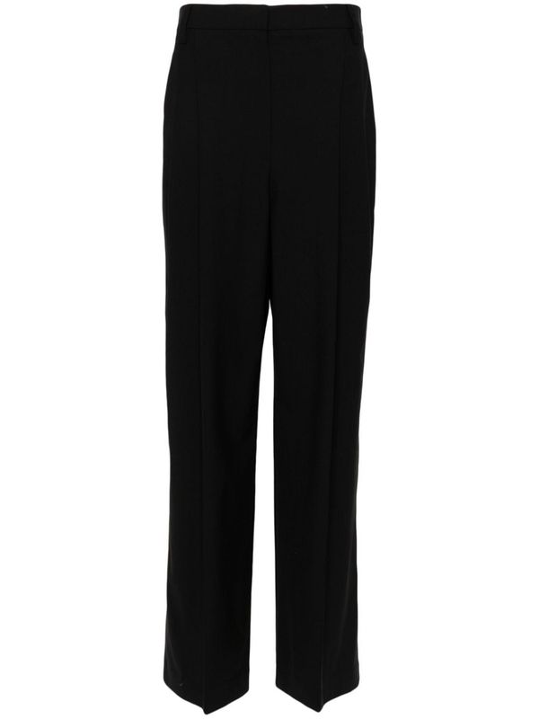 Wool Blend Wide Pants