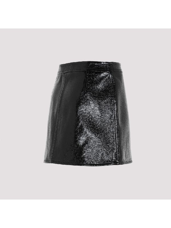 Reedition Logo Vinyl Mini Skirt