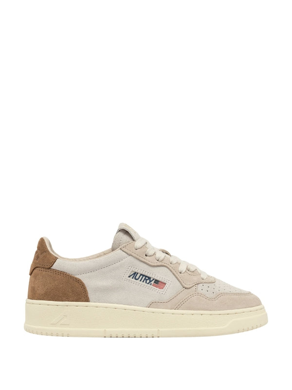 Autry Beige Low Top Sneakers