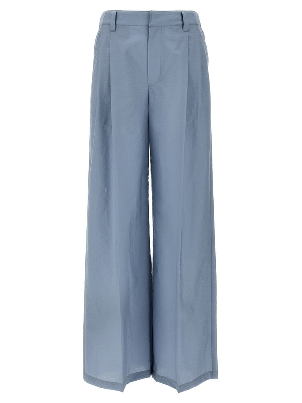 Wide Pleat
  Cotton Blend Pants