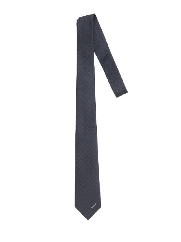 Horsebit Silk Jacquard Tie - Jente