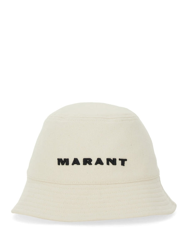 Haley Logo Embroidered Cotton Bucket Hat