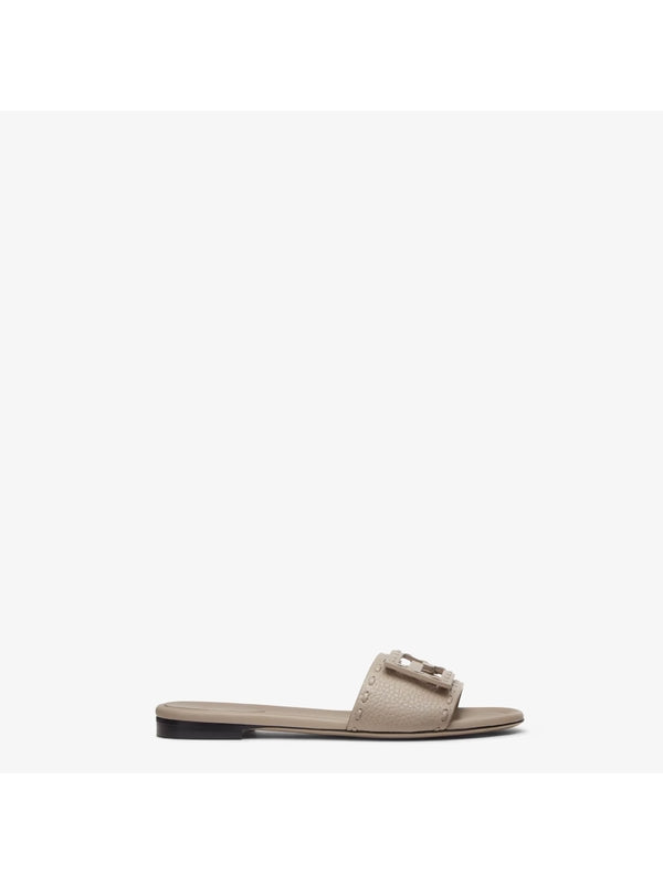 Fendi Gray Slides