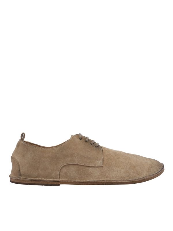 Suede Leather Lace-up Shoes
