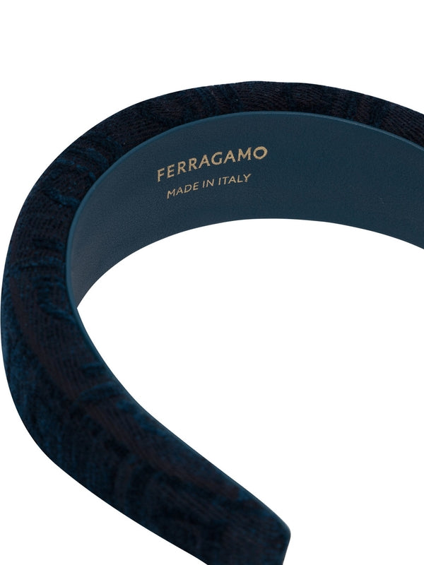 Navy Suede Hair Band
