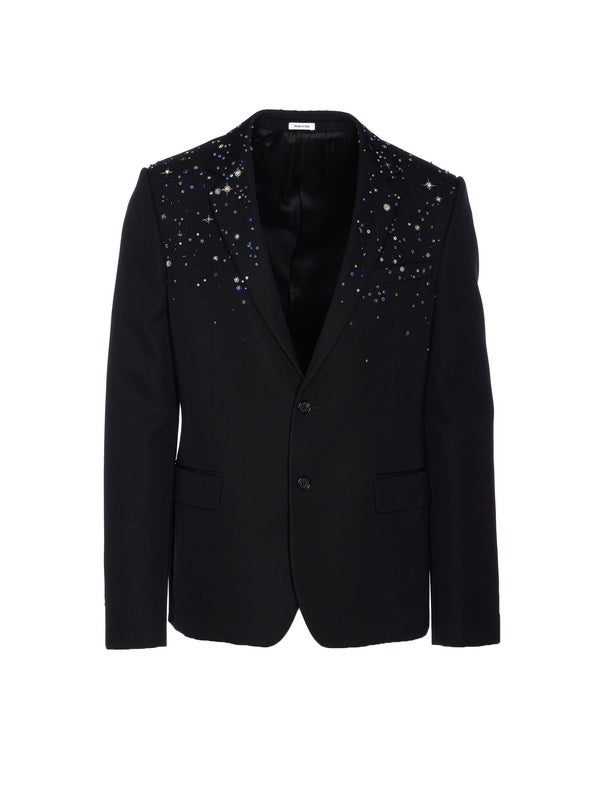 Alexander Mcqueen Black Tailored Jackets