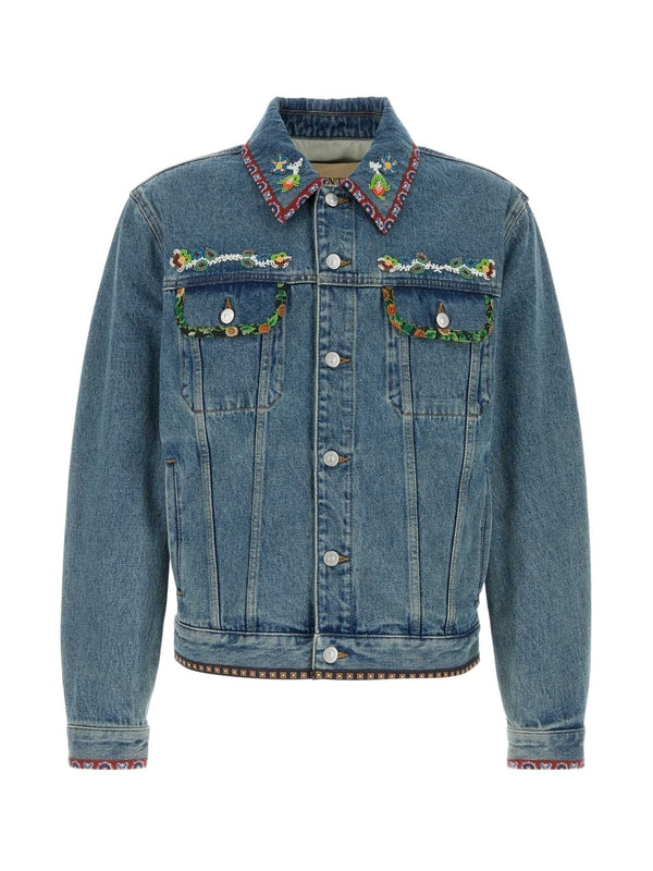 Valentino Blue Trucker