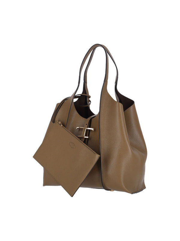 Tod'S Brown Tote Bags