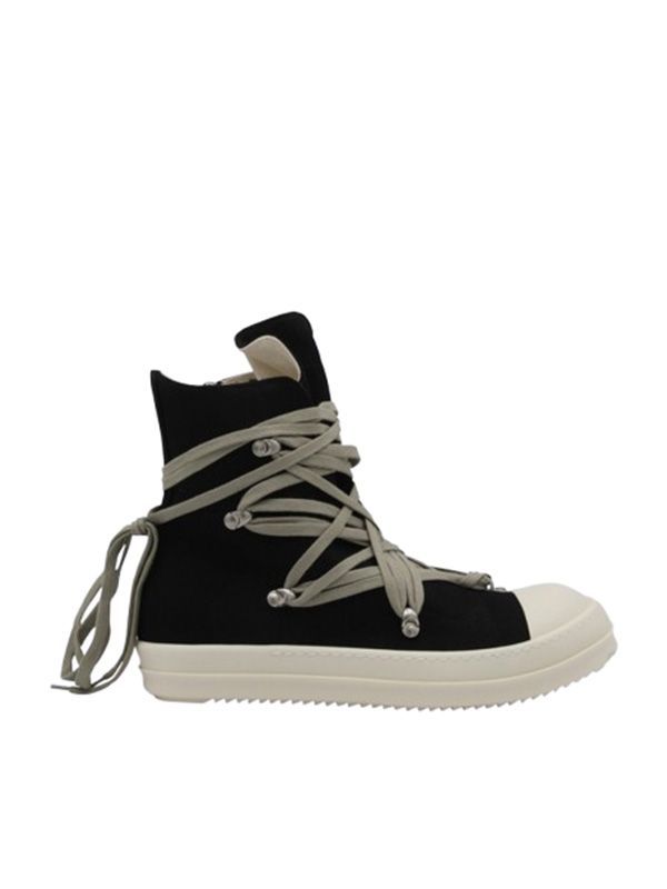 Rick Owens Drkshdw Black High Top Sneakers