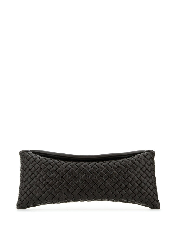 Cobble Intreccio Leather Clutch